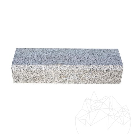 Bordura Granit Bianco Sardo, 10 x 15 x 50 cm (Bizot 2 cm 1L)