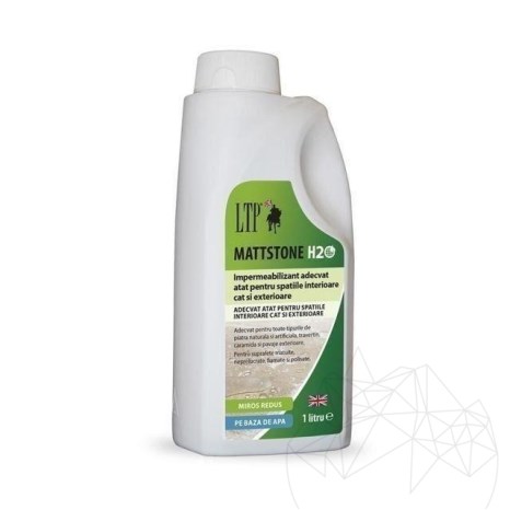 LTP Premium Mattstone H20, экологическая гидроизоляция для поверхностей из натурального и искусственного камня, кирпич, 1 л