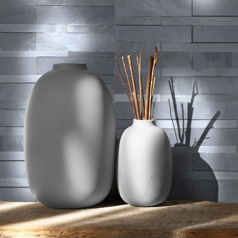 Ardezie Naturala Panel - Black, 60x15 cm, pt. Placari Interioare, Pereti