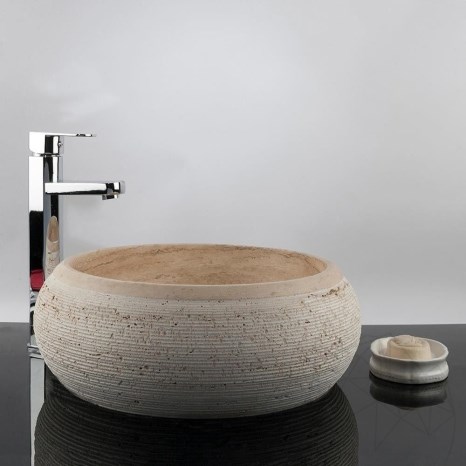 Раковина Matia travertine Classic RS-24, 42 x 15 см