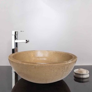 Раковина из травертина Matia Noce RS-5, 42 x 15 см