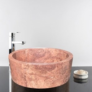 Раковина Matia Travertine Opium Red RS-12