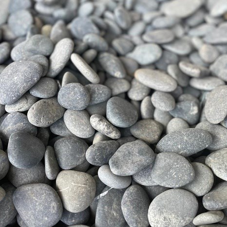 Pebbles Flat Black Sac, 20 kg