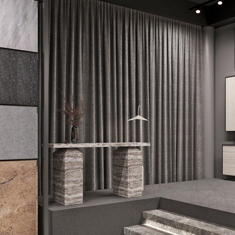 Alexandro Monobloc Travertine Silver Консоль 
