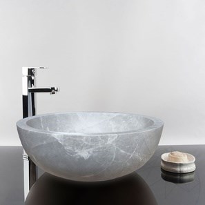 Раковина Matia из мрамора Crema di Bergamo RS-5, 42 x 15 см