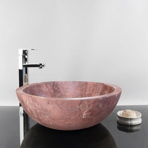 Раковина из травертина Matia Opium Red RS-5, 42 x 15 см