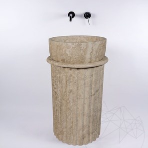 Отдельно стоящая раковина Colonnade Travertine Latte
