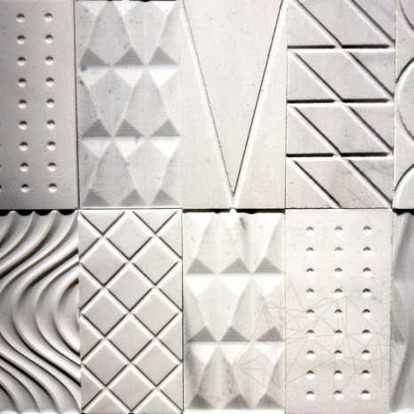 Marmura New York Geometric Shapes, 15 x 30 cm
