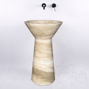 Раковина Tao Antros - Travertine Classic, 50 x 85 см
