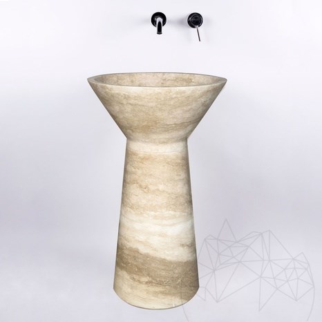 Раковина Tao Antros - Travertine Classic, 50 x 85 см