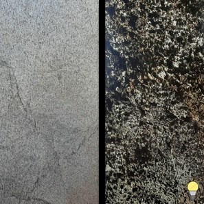 Ardezie Flexibila Translucida SKIN 2mm  - Silver Shine Gold, 185 x 61 cm | Iluminare Ambientala, Interior & Exterior