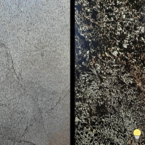 Ardezie Flexibila Translucida SKIN 2mm  - Silver Shine Gold, 210 x 105 cm | Iluminare Ambientala, Interior & Exterior