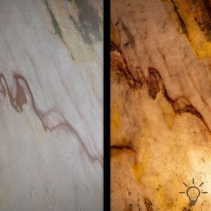Ardezie Flexibila Translucida SKIN 2mm  - Indian Autumn, 265 x 125 cm | Iluminare Ambientala, Interior & Exterior